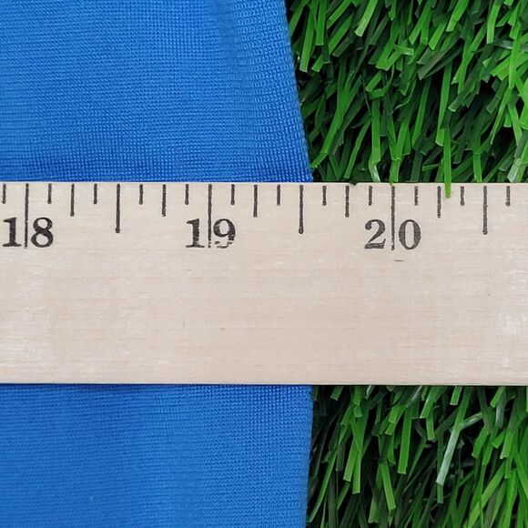 ADIDAS Track Jacket Small 19x27 Blue White Trim Trefoil - Picture 5 of 15